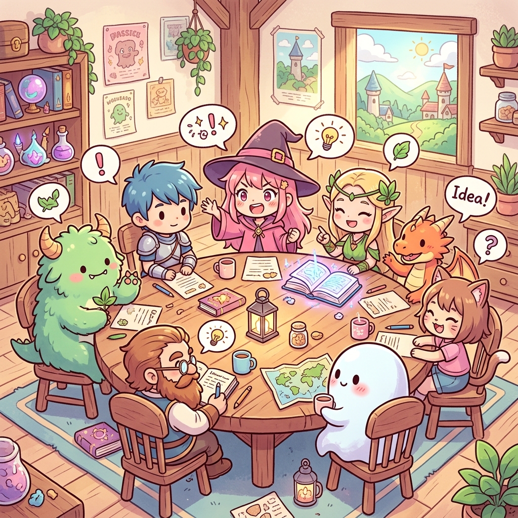 転スラ 会議シーンイメージ イラスト